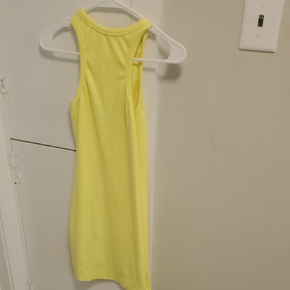 Fashion Nova Neon Yellow Dress